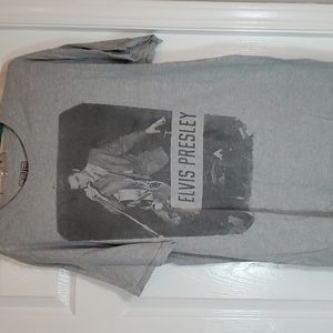 Mens Elvis Presley Faded Print T Shirt